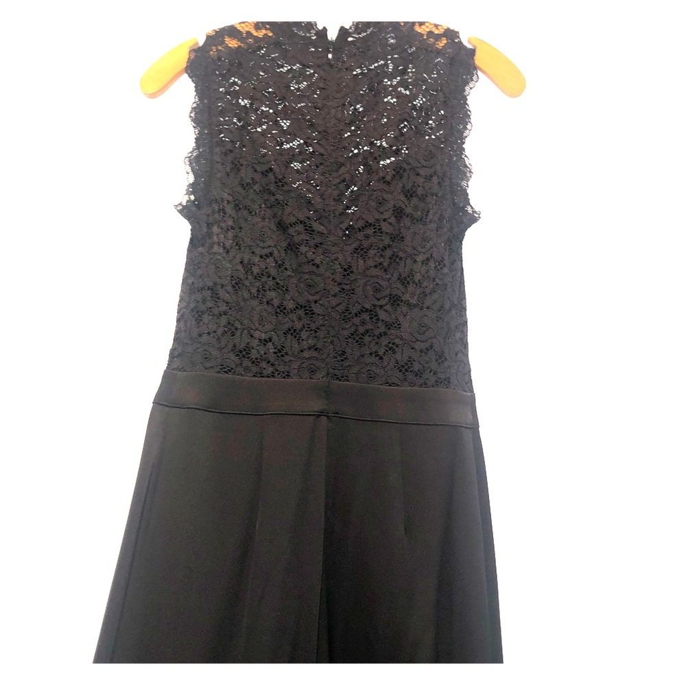 Black lace jumper